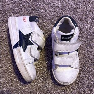 Falcotto leather toddler high tops sneakers